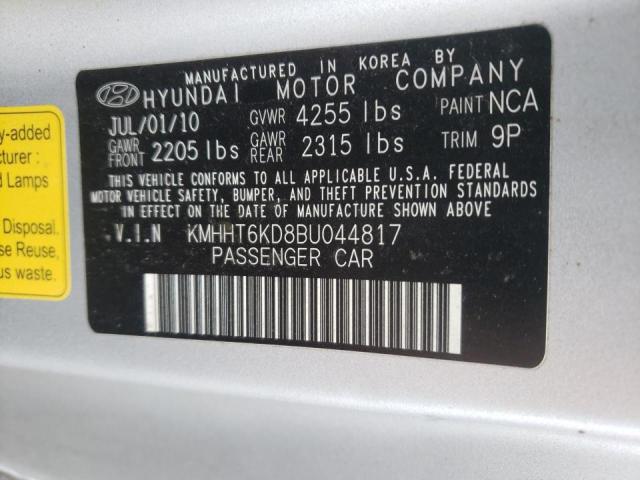 Photo 9 VIN: KMHHT6KD8BU044817 - HYUNDAI GENESIS CO 