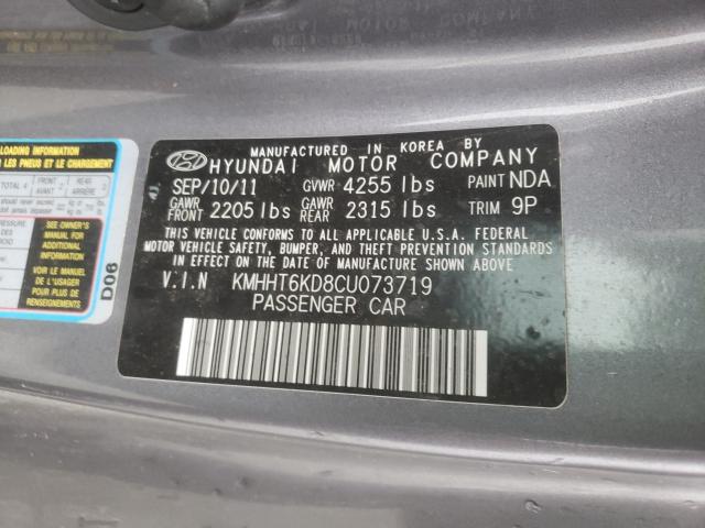 Photo 9 VIN: KMHHT6KD8CU073719 - HYUNDAI GENESIS CO 