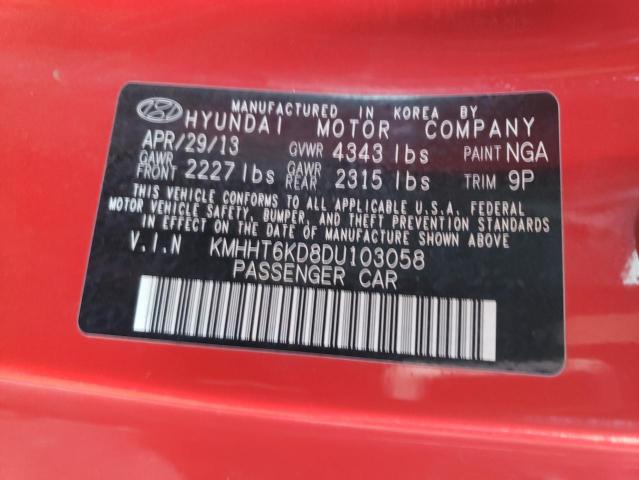 Photo 12 VIN: KMHHT6KD8DU103058 - HYUNDAI GENESIS 