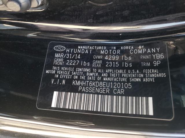 Photo 9 VIN: KMHHT6KD8EU120105 - HYUNDAI GENESIS CO 