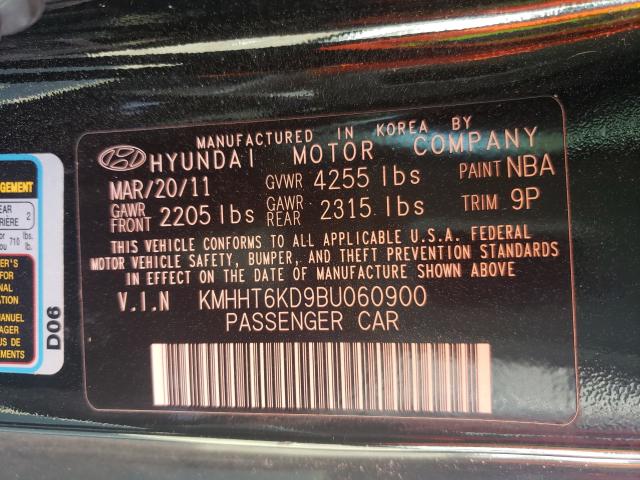 Photo 9 VIN: KMHHT6KD9BU060900 - HYUNDAI GENESIS CO 