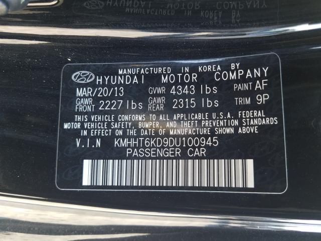 Photo 9 VIN: KMHHT6KD9DU100945 - HYUNDAI GENESIS CO 