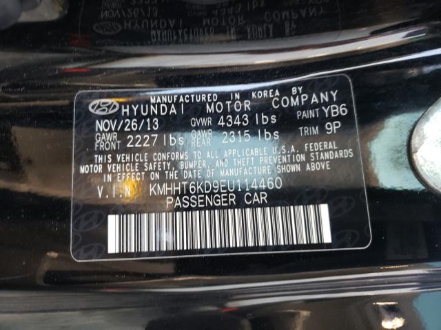 Photo 9 VIN: KMHHT6KD9EU114460 - HYUNDAI GENESIS CO 