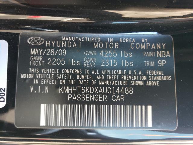 Photo 9 VIN: KMHHT6KDXAU014488 - HYUNDAI GENESIS CO 