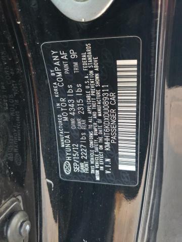 Photo 11 VIN: KMHHT6KDXDU089311 - HYUNDAI GENESIS CO 