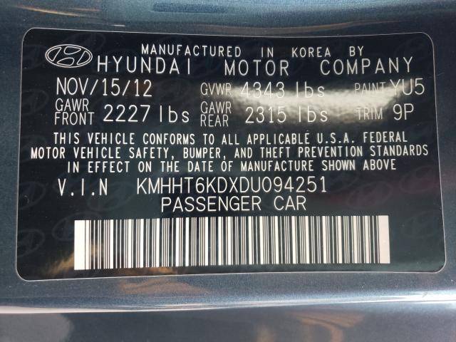 Photo 9 VIN: KMHHT6KDXDU094251 - HYUNDAI GENESIS CO 