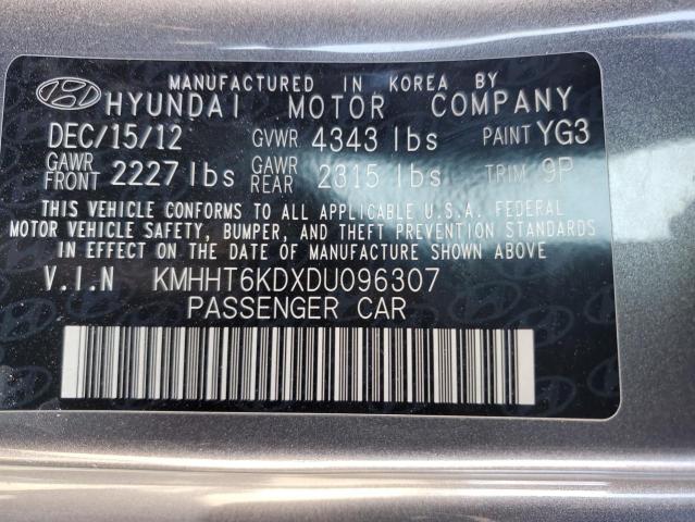 Photo 11 VIN: KMHHT6KDXDU096307 - HYUNDAI GENESIS 