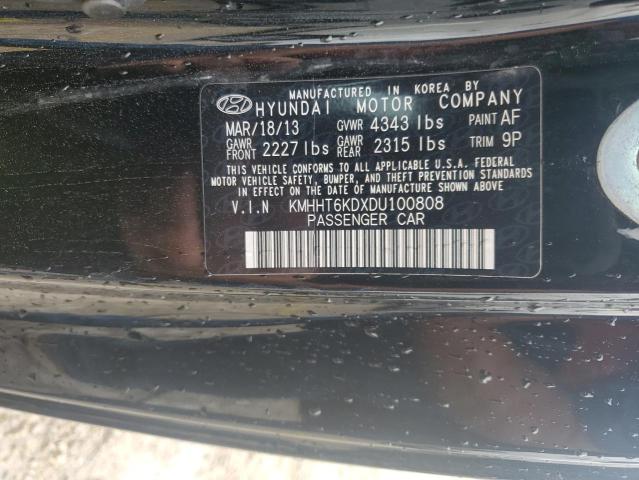 Photo 12 VIN: KMHHT6KDXDU100808 - HYUNDAI GENESIS CO 