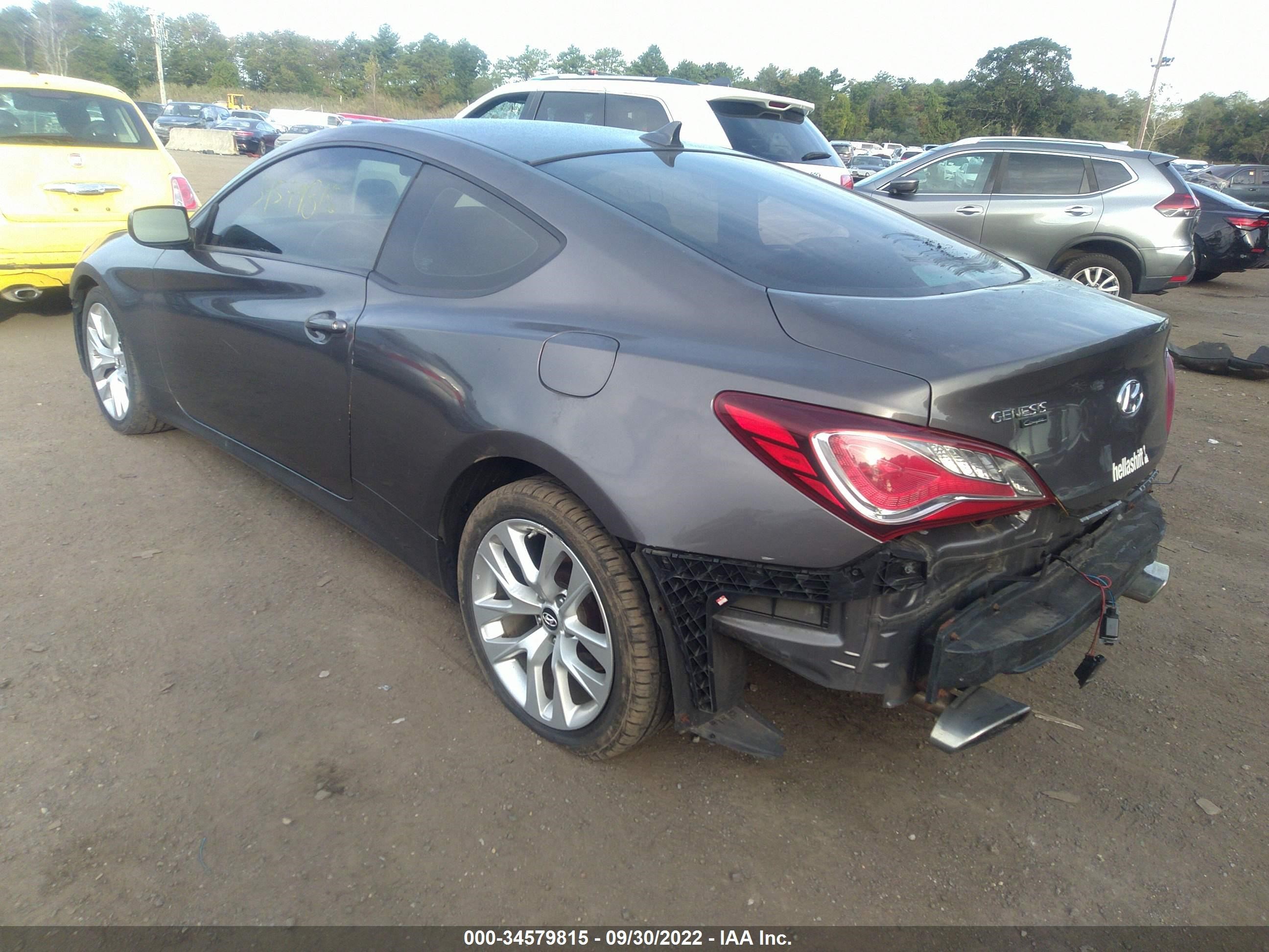 Photo 2 VIN: KMHHT6KDXDU101523 - HYUNDAI GENESIS COUPE 