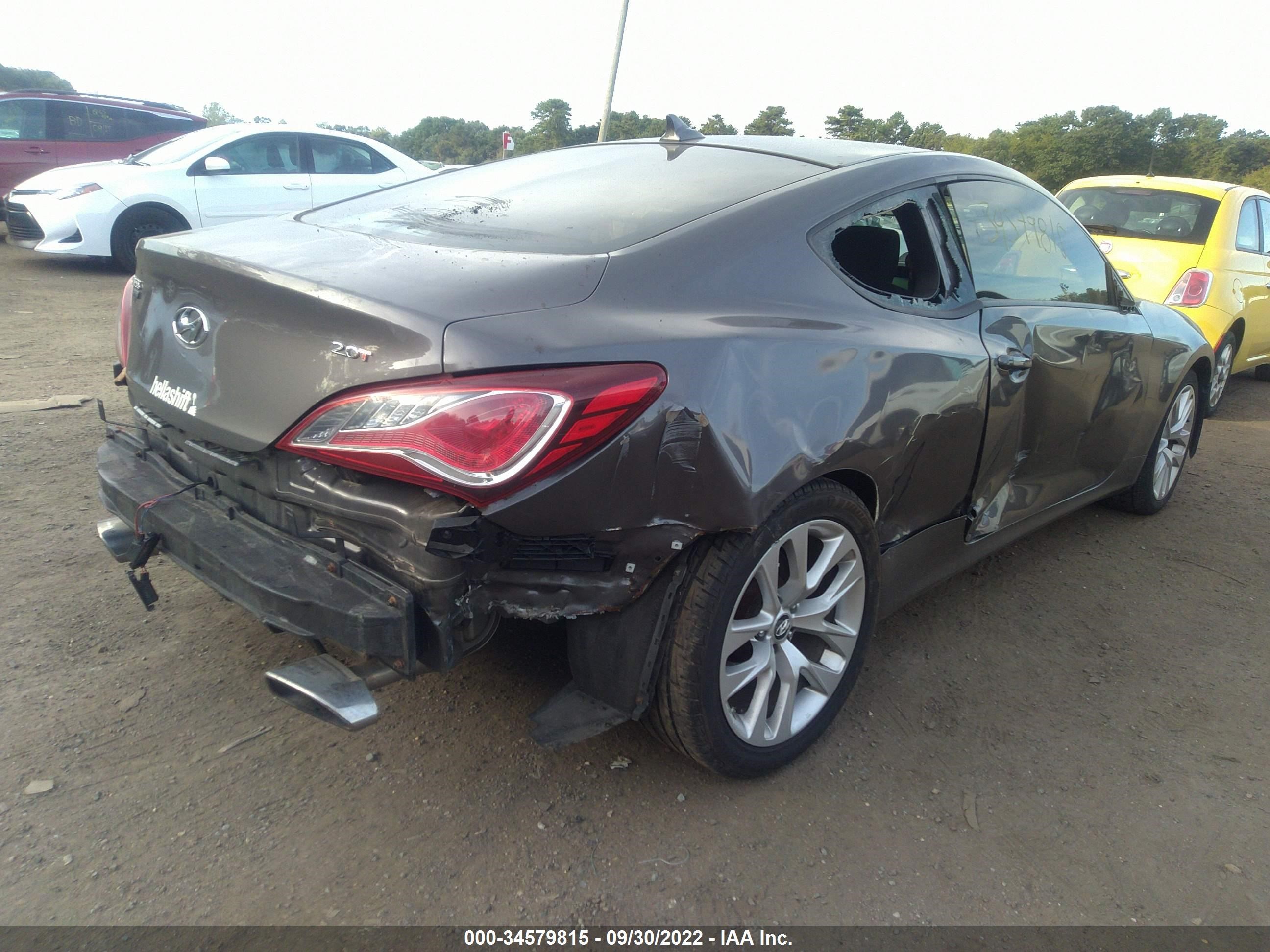 Photo 5 VIN: KMHHT6KDXDU101523 - HYUNDAI GENESIS COUPE 