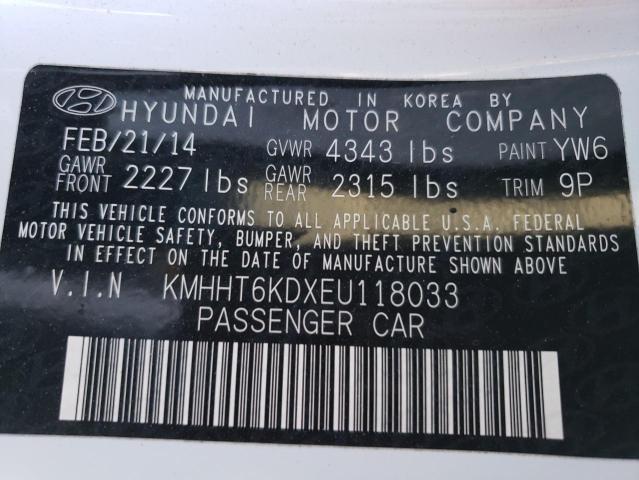 Photo 12 VIN: KMHHT6KDXEU118033 - HYUNDAI GENESIS CO 