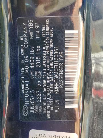 Photo 12 VIN: KMHHT6KJ0FU130361 - HYUNDAI GENESIS CO 