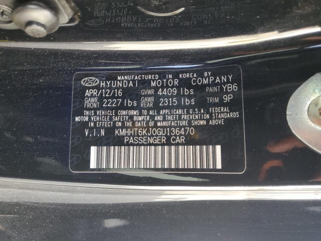 Photo 11 VIN: KMHHT6KJ0GU136470 - HYUNDAI GENESIS CO 