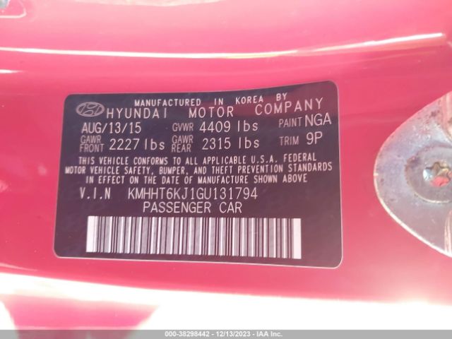 Photo 8 VIN: KMHHT6KJ1GU131794 - HYUNDAI GENESIS 