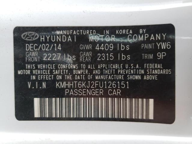 Photo 9 VIN: KMHHT6KJ2FU126151 - HYUNDAI GENESIS CO 