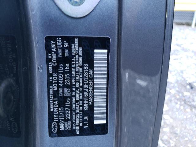 Photo 9 VIN: KMHHT6KJ3FU128183 - HYUNDAI GENESIS CO 