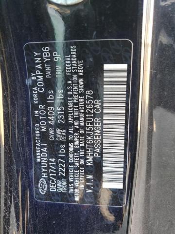 Photo 11 VIN: KMHHT6KJ5FU126578 - HYUNDAI GENESIS CO 