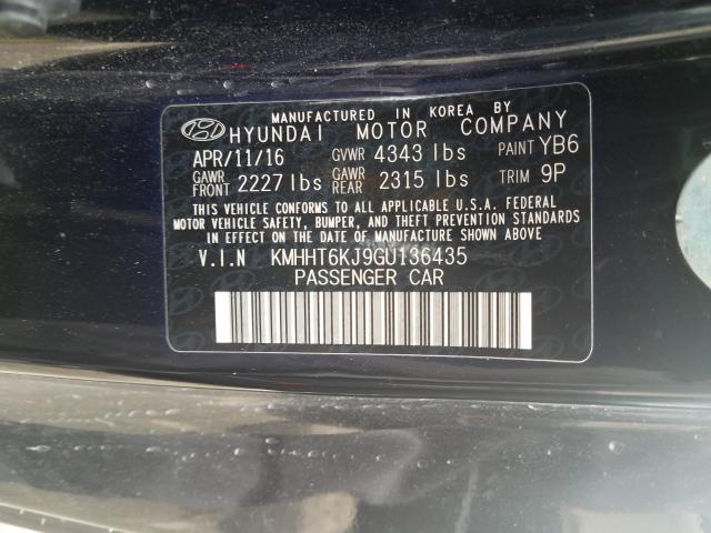 Photo 9 VIN: KMHHT6KJ9GU136435 - HYUNDAI GENESIS CO 