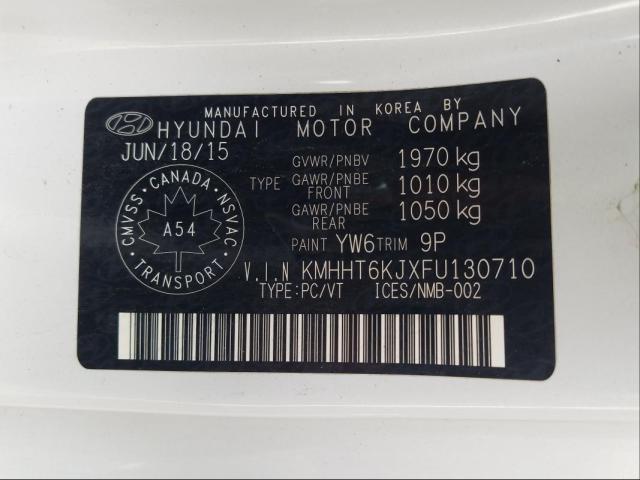 Photo 8 VIN: KMHHT6KJXFU130710 - HYUNDAI GENESIS CO 