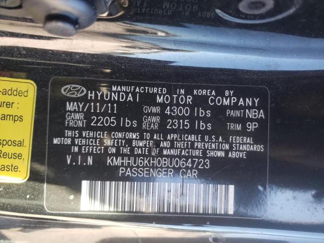 Photo 9 VIN: KMHHU6KH0BU064723 - HYUNDAI GENESIS CO 