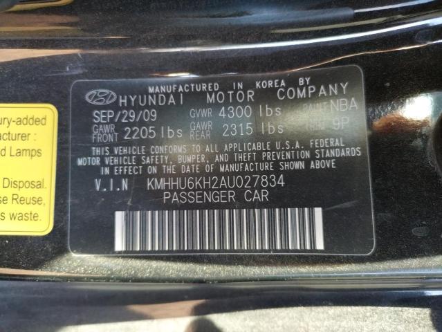 Photo 11 VIN: KMHHU6KH2AU027834 - HYUNDAI GENESIS CO 