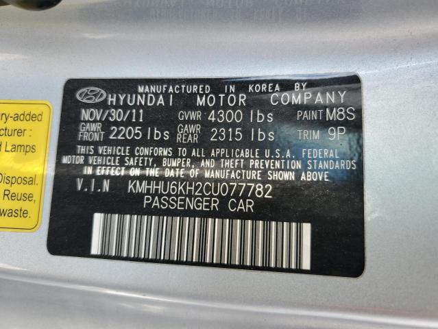 Photo 11 VIN: KMHHU6KH2CU077782 - HYUNDAI GENESIS CO 