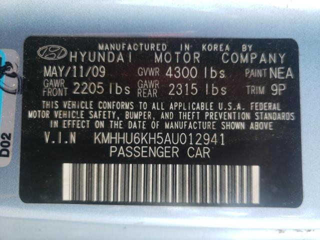 Photo 9 VIN: KMHHU6KH5AU012941 - HYUNDAI GENESIS CO 