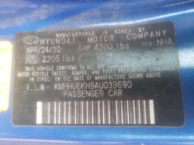 Photo 12 VIN: KMHHU6KH9AU039690 - HYUNDAI GENESIS 