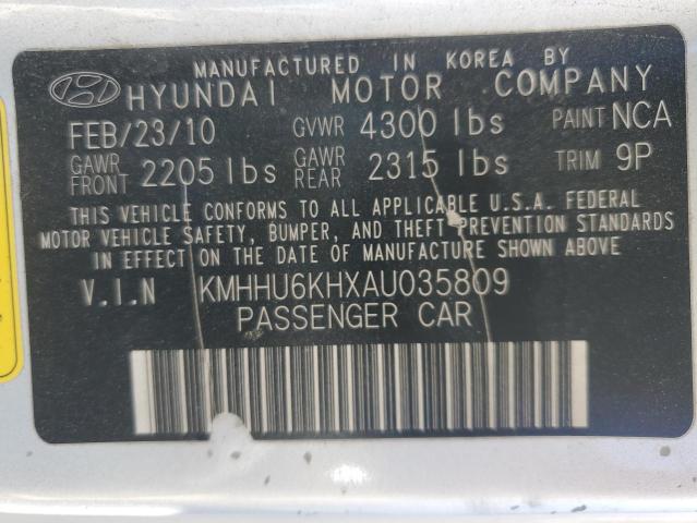 Photo 11 VIN: KMHHU6KHXAU035809 - HYUNDAI GENESIS 