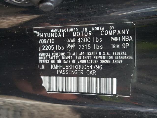 Photo 9 VIN: KMHHU6KHXBU054796 - HYUNDAI GENESIS CO 