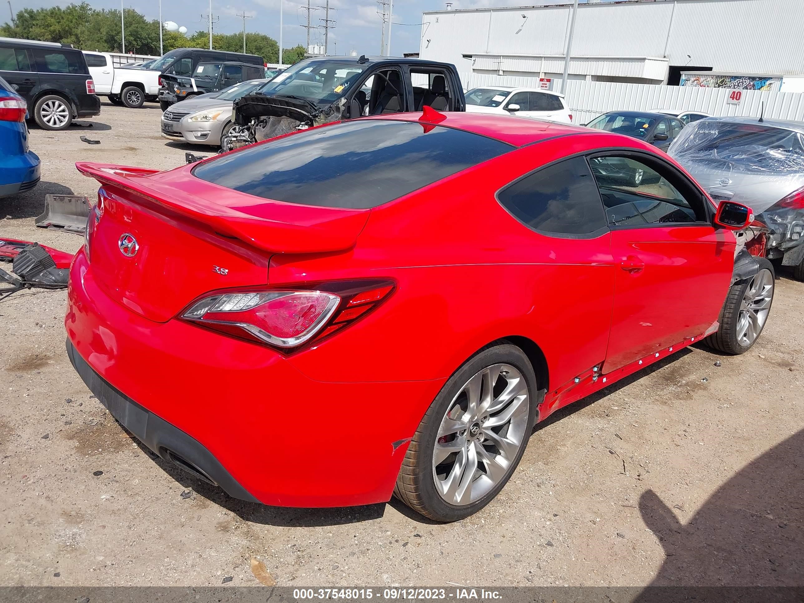 Photo 3 VIN: KMHHU6KJ0DU108435 - HYUNDAI GENESIS COUPE 