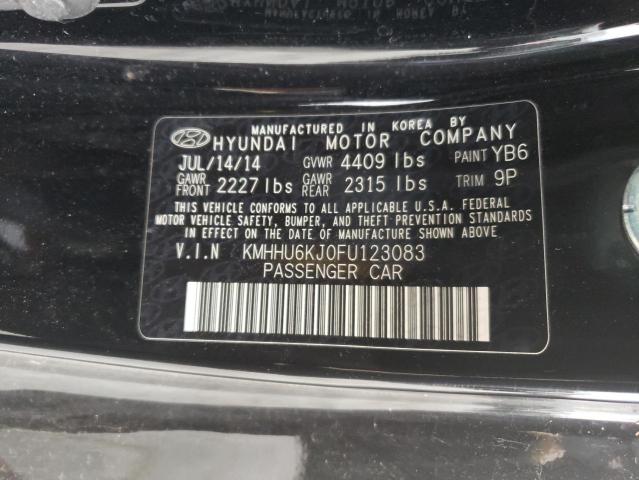 Photo 9 VIN: KMHHU6KJ0FU123083 - HYUNDAI GENESIS CO 