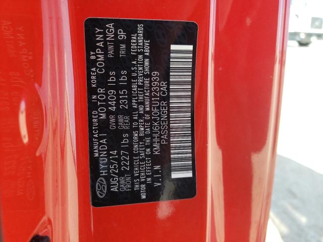 Photo 12 VIN: KMHHU6KJ0FU123939 - HYUNDAI GENESIS CO 