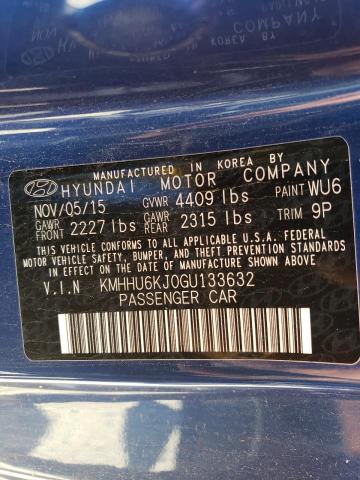 Photo 9 VIN: KMHHU6KJ0GU133632 - HYUNDAI GENESIS CO 