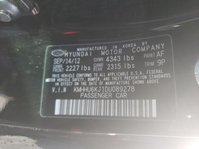 Photo 9 VIN: KMHHU6KJ1DU089278 - HYUNDAI GENESIS CO 