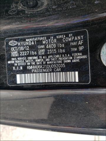 Photo 9 VIN: KMHHU6KJ1DU092035 - HYUNDAI GENESIS CO 