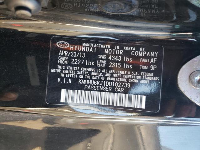 Photo 9 VIN: KMHHU6KJ1DU102739 - HYUNDAI GENESIS CO 