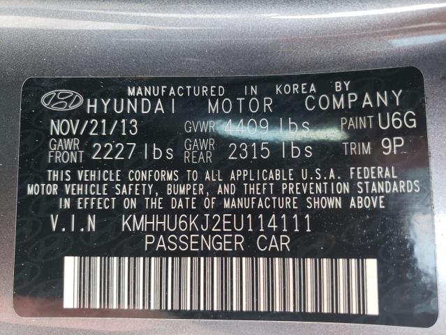 Photo 11 VIN: KMHHU6KJ2EU114111 - HYUNDAI GENESIS CO 