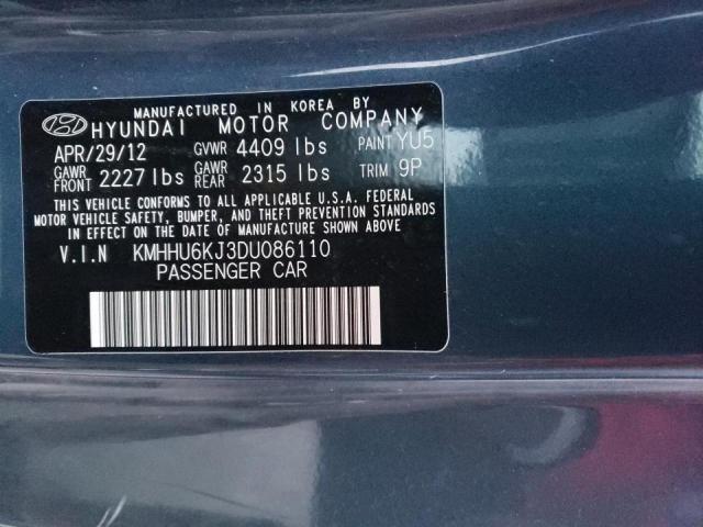 Photo 9 VIN: KMHHU6KJ3DU086110 - HYUNDAI GENESIS CO 