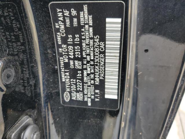 Photo 11 VIN: KMHHU6KJ3DU087645 - HYUNDAI GENESIS CO 