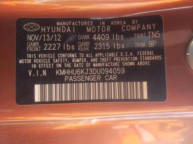 Photo 12 VIN: KMHHU6KJ3DU094059 - HYUNDAI GENESIS CO 