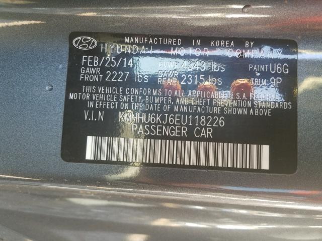 Photo 9 VIN: KMHHU6KJ6EU118226 - HYUNDAI GENESIS CO 