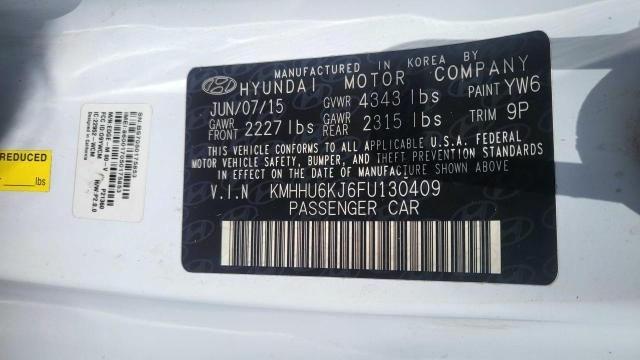 Photo 9 VIN: KMHHU6KJ6FU130409 - HYUNDAI GENESIS CO 