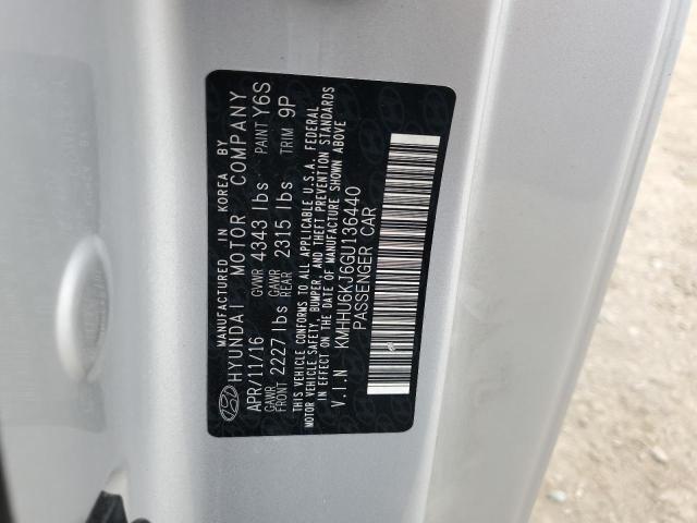 Photo 12 VIN: KMHHU6KJ6GU136440 - HYUNDAI GENESIS CO 