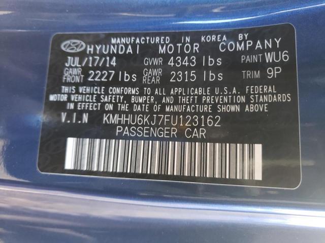 Photo 9 VIN: KMHHU6KJ7FU123162 - HYUNDAI GENESIS CO 