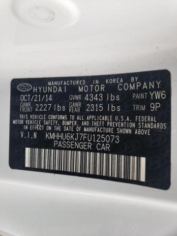 Photo 9 VIN: KMHHU6KJ7FU125073 - HYUNDAI GENESIS CO 