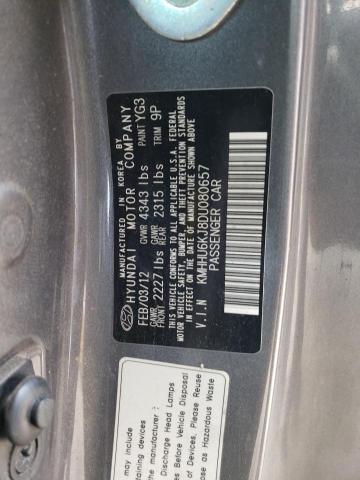 Photo 11 VIN: KMHHU6KJ8DU080657 - HYUNDAI GENESIS CO 