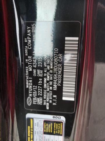 Photo 11 VIN: KMHHU6KJ8DU080710 - HYUNDAI GENESIS CO 