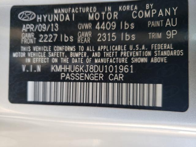 Photo 9 VIN: KMHHU6KJ8DU101961 - HYUNDAI GENESIS CO 