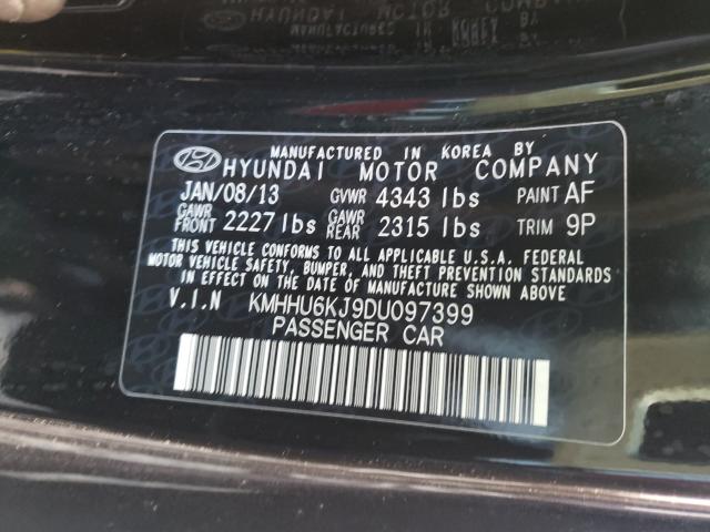 Photo 9 VIN: KMHHU6KJ9DU097399 - HYUNDAI GENESIS CO 